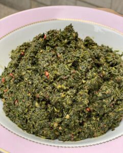 سبزی شکم پر