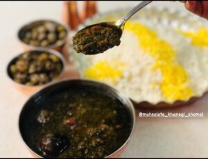 سبزی قرمه شمال سرخ شده