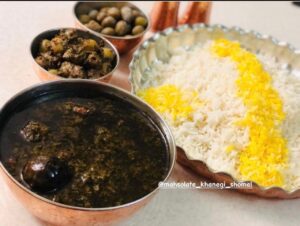 سبزی قرمه تهران سرخ شده