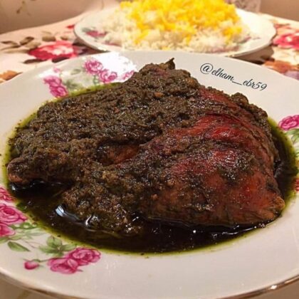سبزی مرغ ترش معمولی سرخ شده