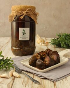 ترشی بادمجان شکم پر