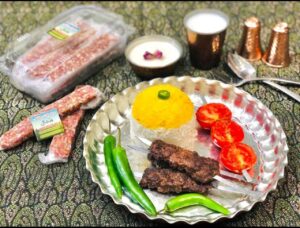 کباب تابه ای گوشت