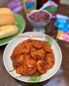 خوراک سوسیس بندری