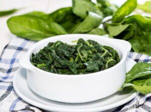 اسفناج بخارپز شده