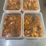 خوراک بلدرچین آب پز شده