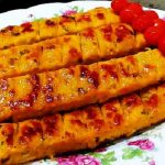 کباب تابه ای مرغ با گوجه