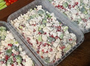 سالاد کلم بروکلی و انار